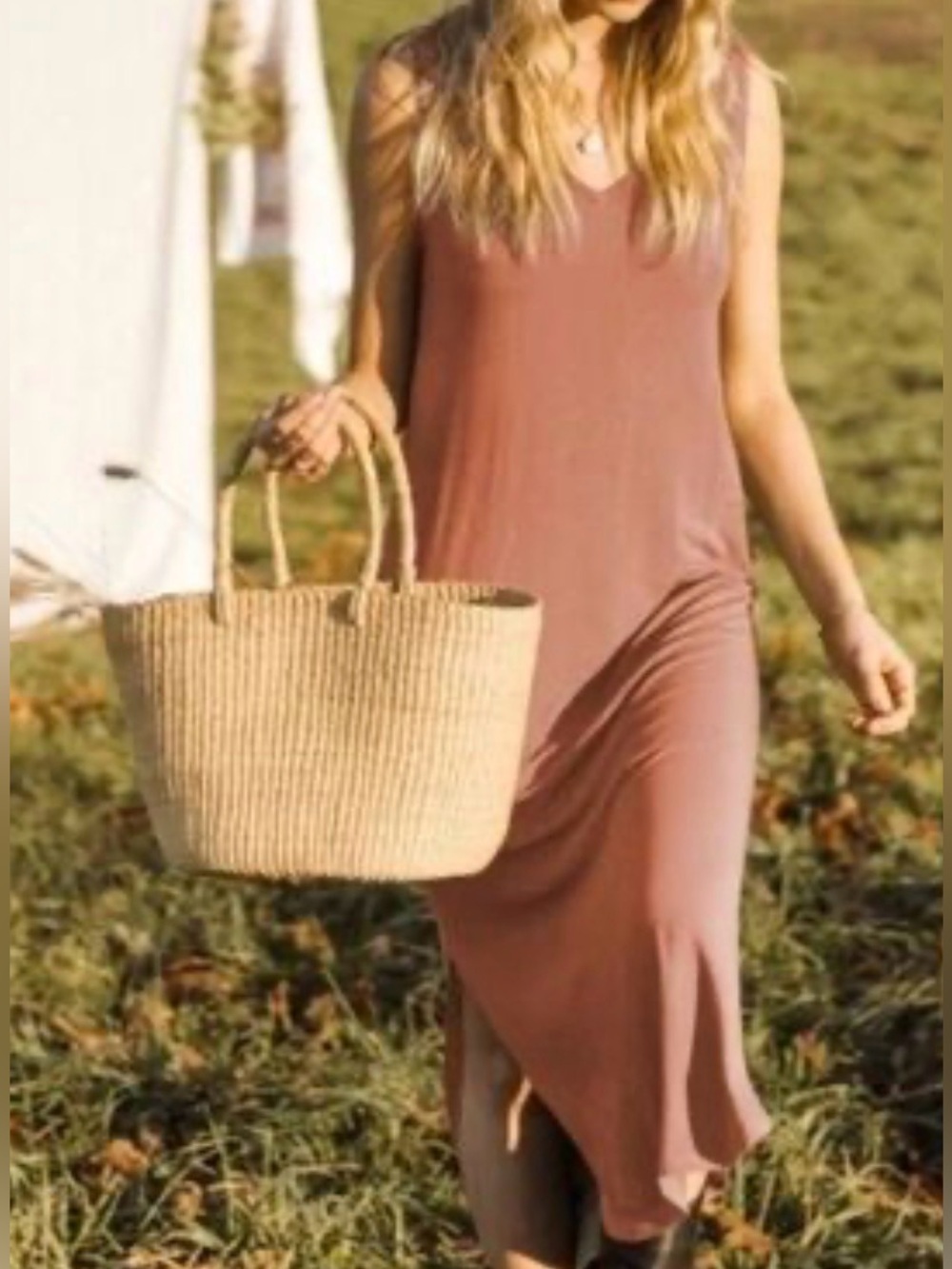 Jackson Rowe Larch Dress in rust size large